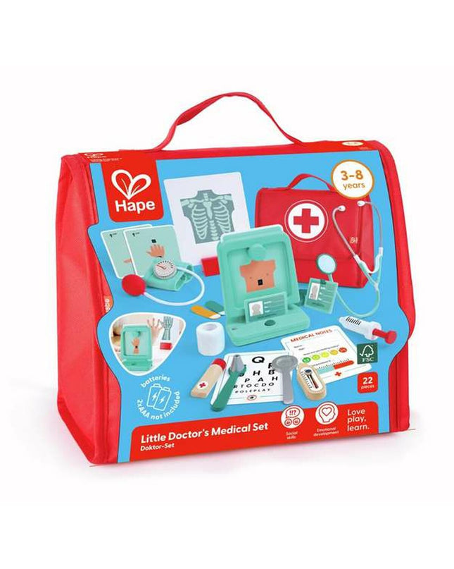 Hape plastic toy playset with colorful pieces, designed for children's games and imaginative play.