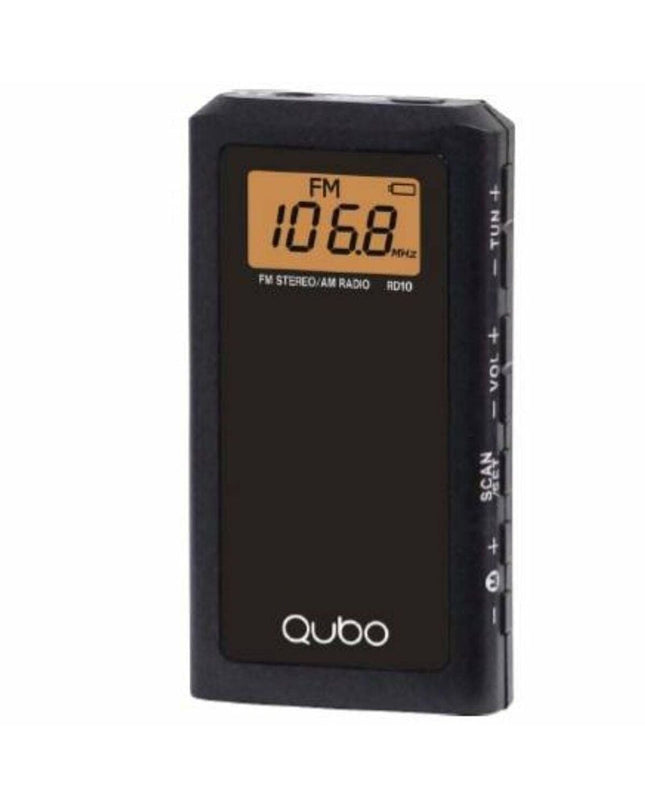 Qubo RD-10 transistor radio toy with colorful buttons and vintage design, suitable for electronic toy and game enthusiasts.