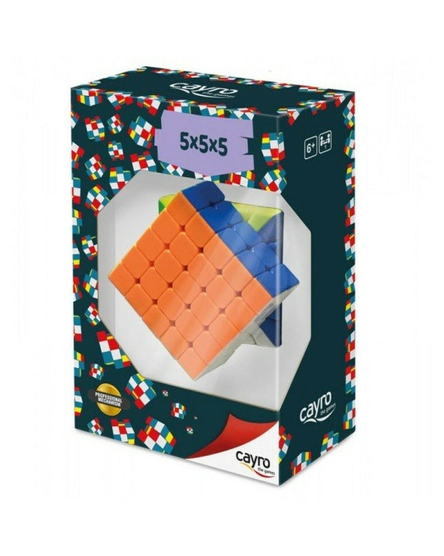 Cayro Rubik's Cube puzzle toy with colorful plastic squares and twistable sides for brain-teasing fun.