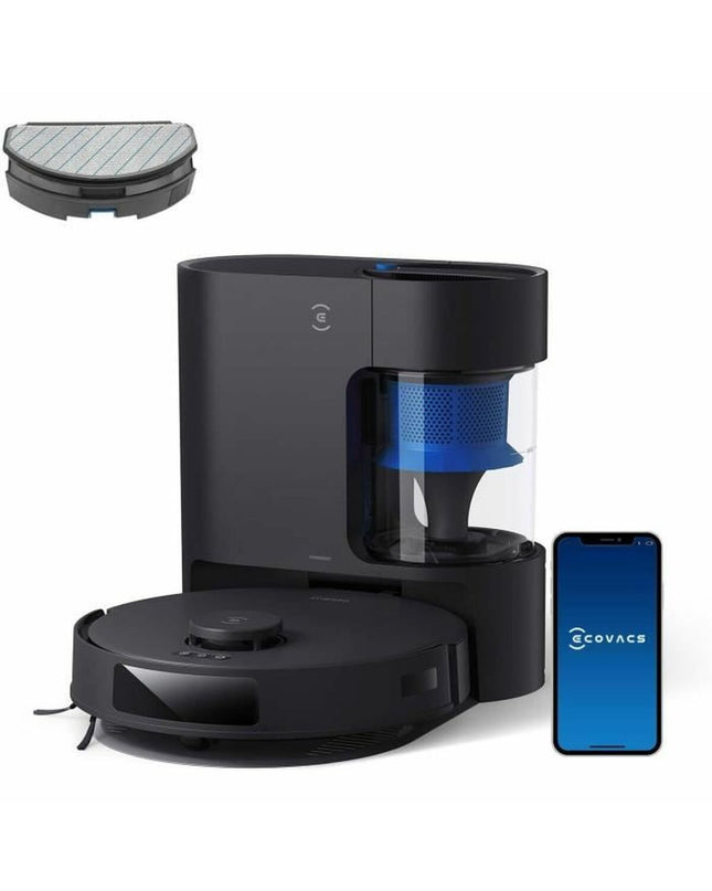ECOVACS Deebot N20 Pro PLUS robot stofzuiger schoonmaakt vloer, met ronde ontwerp en sensor voor huis en keuken gebruik