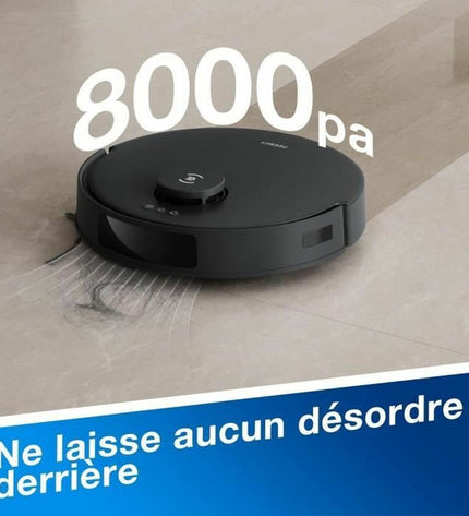 ECOVACS Deebot N20 Pro PLUS robot stofzuiger schoonmaakt vloeren in huis, ideaal voor stofzuigen en vloeronderhoud.