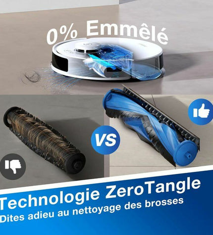 ECOVACS DEEBOT N20 PLUS robot stofzuiger on a clean floor, ready for home cleaning and floor maintenance.