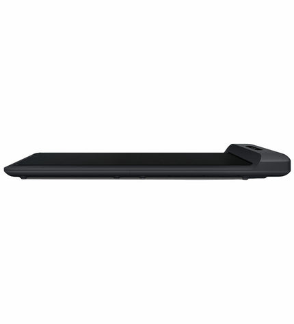 Xiaomi Kingsmith WalkingPad C2 foldable treadmill for fitness and outdoor walking, black with digital display and safety handrails.