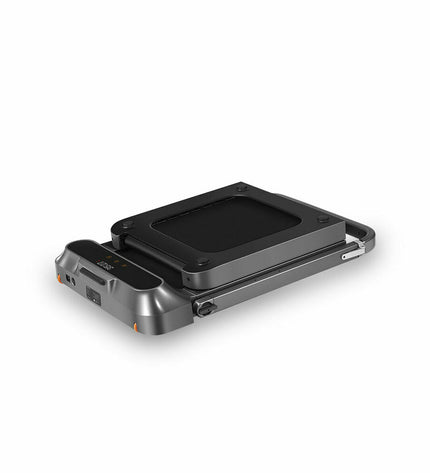 Xiaomi WALKINGPAD R2B compact treadmill for walking and fitness, shown in a modern home setting, with a sleek black design.