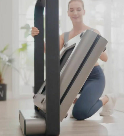 Xiaomi KingSmith X21 treadmill for outdoor fitness, showing the running surface and control panel in a gym setting