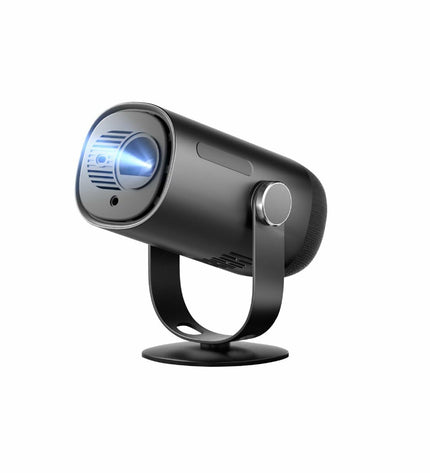 Dangbei Projector 04.4A04-C3HCDB-EUR0 displaying vibrant images on a screen in a home theater setting.