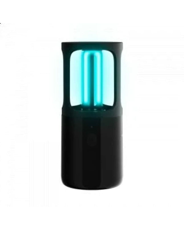Xiaomi UV sterilizer ZW2.5D8Y-08 outdoors, garden decor with UV light sterilization feature and modern design.