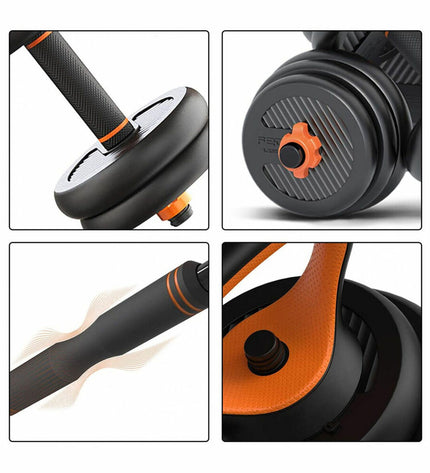 Xiaomi 30kg kettlebell and dumbbell set for fitness and outdoor exercise, featuring black metal weights with handle grips