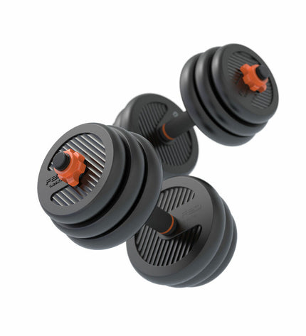 Xiaomi 30kg kettlebell and dumbbell set for fitness and outdoor workouts, featuring durable black metal weights.