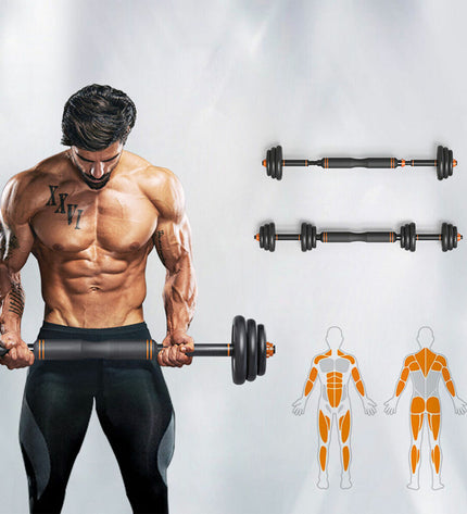 Xiaomi ORMANBAS35 35 kg black and multicolored dumbbells for fitness and outdoor workouts, weight training equipment.