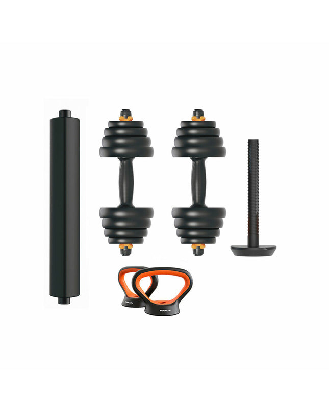 Xiaomi ORMANC30V2P dumbbells for fitness and outdoor exercise, with a sleek black design and ergonomic handles.