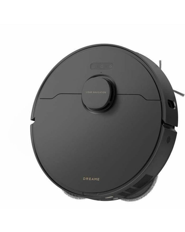 Dreame X30 Ultra robot stofzuiger with 6400 mAh battery cleaning hardwood floor and carpet in modern home setting.