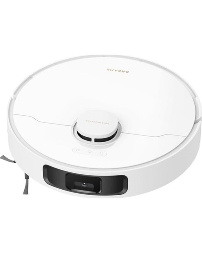 Dreame L10S ULTRA GEN2 robot stofzuiger vacuum cleaner cleaning hardwood floor with dustbin and sensors in action