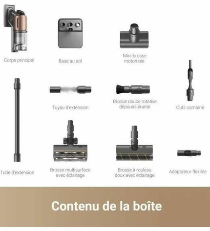 Dreame Z20 steelstofzuiger for huis en koken, schoonmaken en vloeronderhoud, met krachtige zuigkracht en modern design