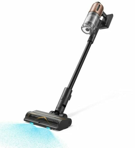 Dreame Z20 steel stofzuiger for home cleaning, showing the vacuum with a sleek design and attachments for floor and window cleaning.