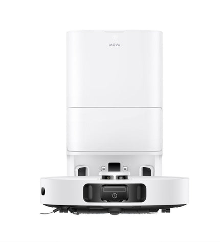 MOVA E30ULTRA robotstofzuiger en dweilrobot in wit met 7000 Pa zuigkracht, 4L reservoir en 3 uur autonomie voor huis en vloeronderhoud