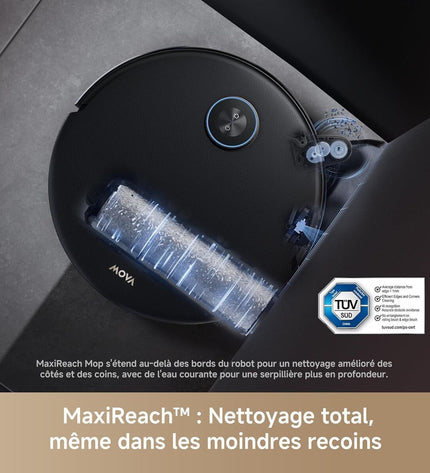 MOVA robot stofzuiger with 6400 mAh battery, designed for cleaning floors and maintaining home surfaces.