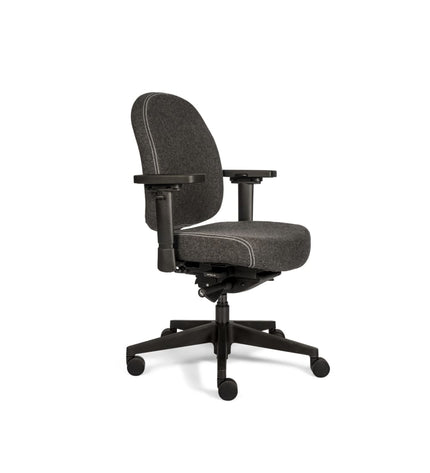 Sit And Move Therapod X Compact Dark Gray - Office Chair Wool Felt Fenice