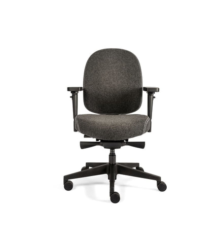 Sit And Move Therapod X Compact Dark Gray - Office Chair Wool Felt Fenice