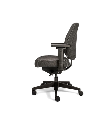Sit And Move Therapod X Compact Dark Gray - Office Chair Wool Felt Fenice
