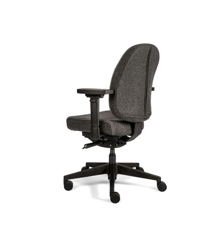 Sit And Move Therapod X Compact Dark Gray - Office Chair Wool Felt Fenice