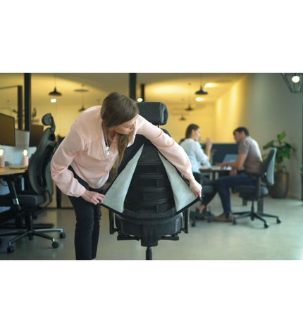 Sit And Move Therapod X Compact Dark Gray - Office Chair Wool Felt Fenice