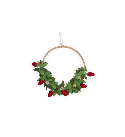 Kidsdepot wreath Flower Hoop Strawberry - red