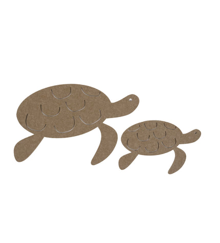 Turtle Jonathan set of 2 Light Oak