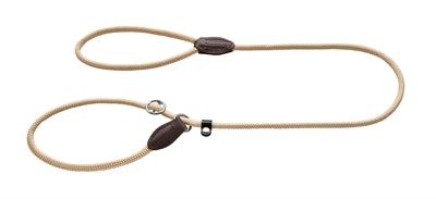 HUNTER Freestyle retriever leash with stopper, beige, 170 x 0.8 cm