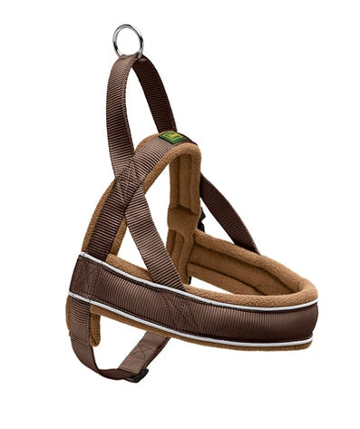 HUNTER Norwegian Racing Nylon Harness Brown / Cognac XL 72-90 x 3.8 cm