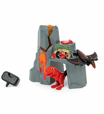 Brio Dinosaur Erupting Volcano action figure set with a dinosaur and erupting volcano, suitable for children’s play and imaginative adventures.