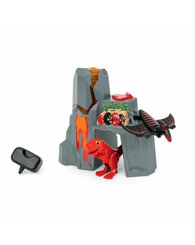 Brio Dinosaur Erupting Volcano action figure set with a dinosaur and erupting volcano, suitable for children’s play and imaginative adventures.