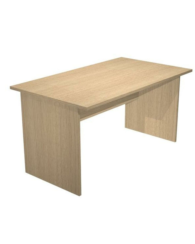 Artexport PRESTO Ek melamine bureau in light wood finish, measuring 160 x 80 x 72 cm, with a sleek modern design.