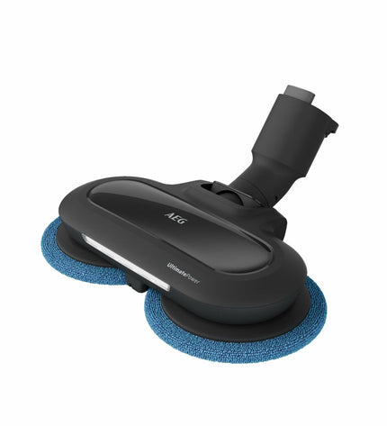 Refurbished AEG Steelstofzuiger AP71UB14GG 130W vacuum cleaner for home cleaning on hardwood and carpet surfaces.
