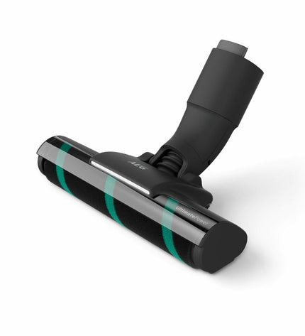 Refurbished AEG AP71UB14GG steel vacuum cleaner with 130W power, suitable for home cleaning and floor maintenance.