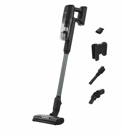 Refurbished AEG AP71UB14GG steel vacuum cleaner with 130W power, designed for home cleaning and floor maintenance.