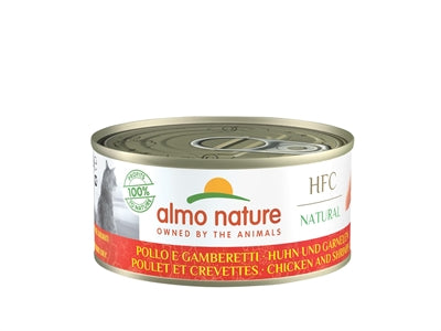 ALMO NATURE CAT CHICKEN / SHRIMP 24 x 70 g