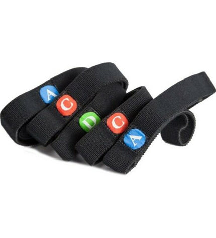 Sveltus Zwart fitness resistance band 1400 x 25 mm for sport, outdoor, and exercise use, black and durable.
