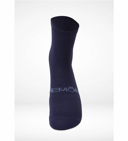 Hemon Fedaia blue sports socks for cycling and outdoor activities, featuring breathable fabric and athletic design.