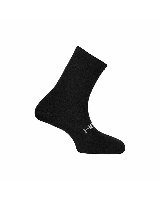 Black Hemon Fedaia sports socks designed for cycling and outdoor sports, featuring a comfortable fit and breathable material.