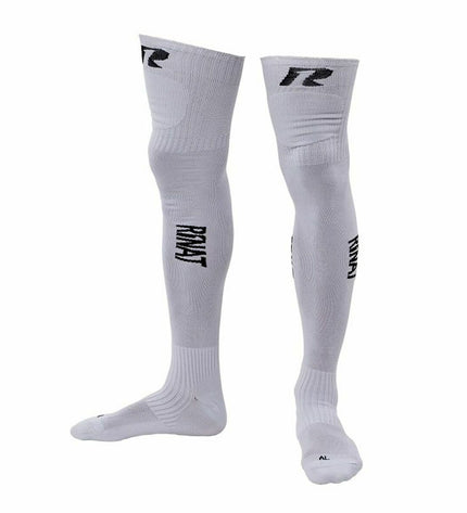 Rinat Classic R1 white sports socks for football, designed for outdoor and athletic activities, showing the socks on a plain background.