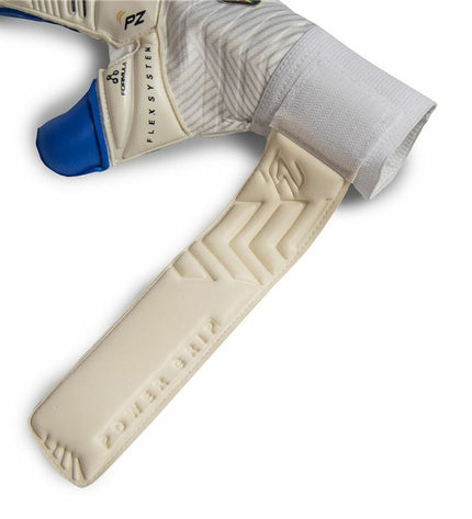 Rinat Keeperhandschoenen voor volwassenen, wit, sport en outdoor voetbal, zacht en flexibel voor goalkeeper bescherming.