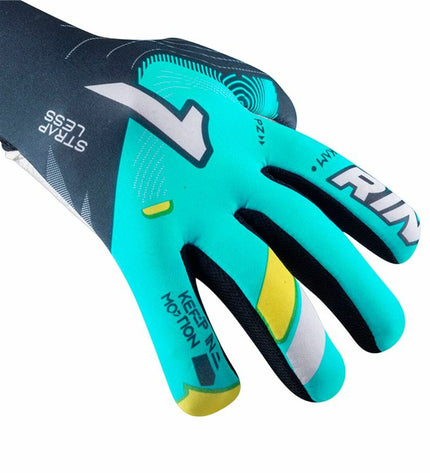 Rinat Keeperhandschoenen Nkam As turf goalkeeper gloves for adults, designed for soccer and outdoor sports.