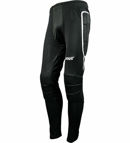 Rinat Moya black unisex football training pants for adults, sport and outdoor footwear, showing the athletic design and fit