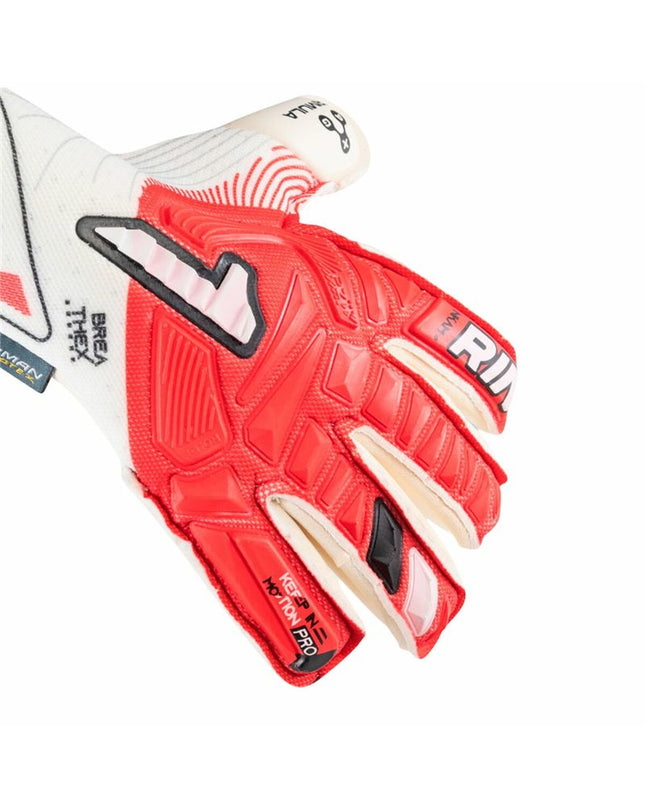 Rinat Keeperhandschoenen Nkam Pro multicolour goalkeeper gloves for adults, designed for soccer and outdoor sports.