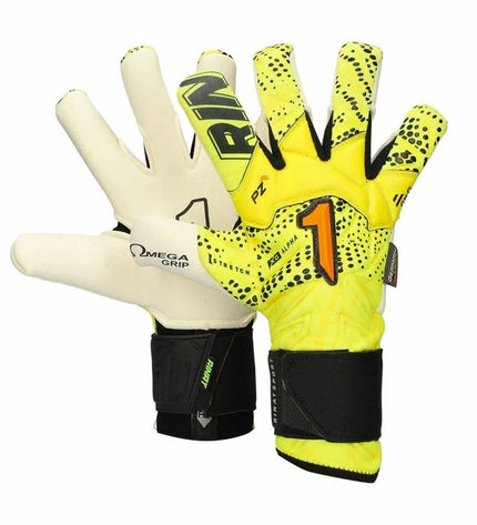 Rinat Rinat Xtreme Guard Dominius Alpha multicolour goalkeeper gloves, adult football sport and outdoor equipment.