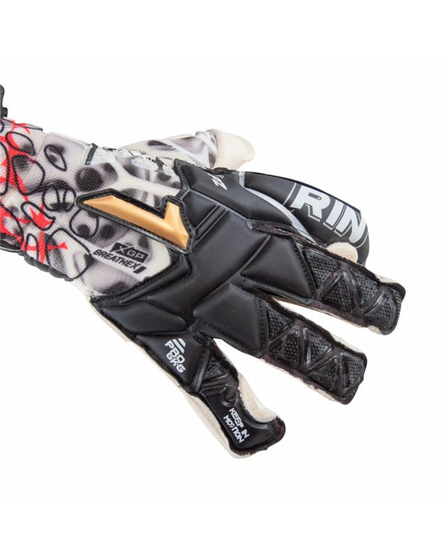 Rinat Rinat Xtreme Guard Dominius Pro multicolour goalkeeper gloves for adults, designed for soccer and outdoor sports.
