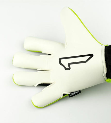Rinat Keeperhandschoenen Aries Némesis Prime multicolour for football goalkeeping, featuring vibrant, protective glove design.