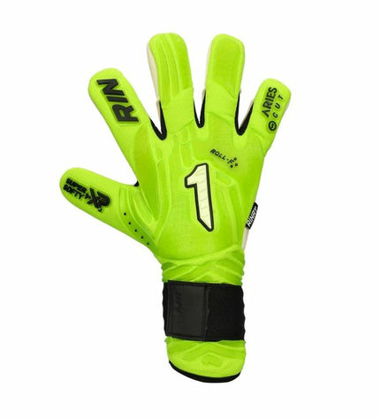 Rinat Keeperhandschoenen Aries Némesis Prime multicolour for adults, designed for football goalkeeping and outdoor sports.