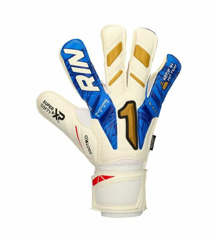 Rinat Keeperhandschoenen Rinat Egotiko Vengador Prime multicolour for soccer goalkeeping, featuring vibrant design and padding.